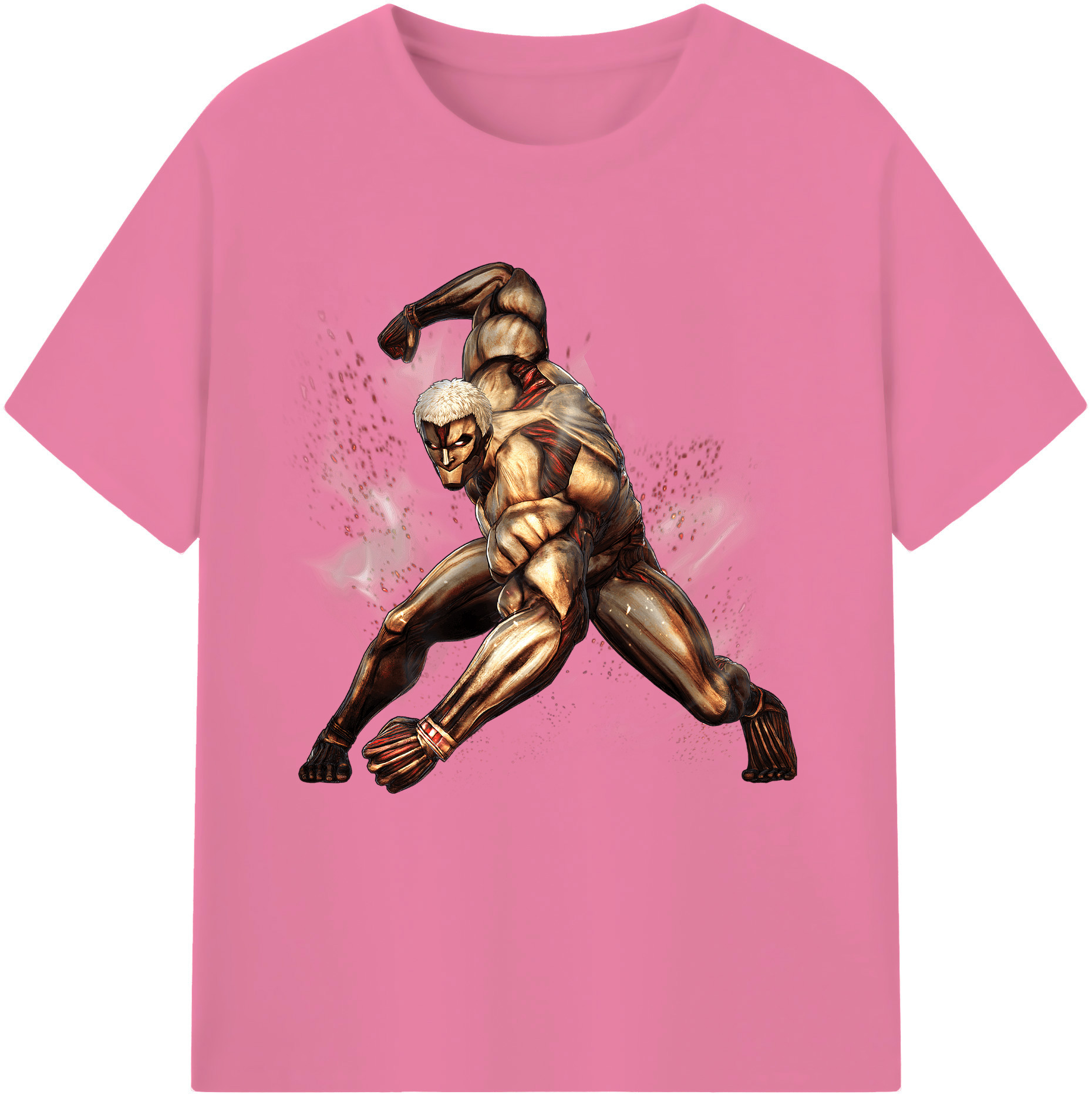 （画像用） 進撃の巨人 Attack on Titan 綿100％半袖Tシャツ（フロントプリント）